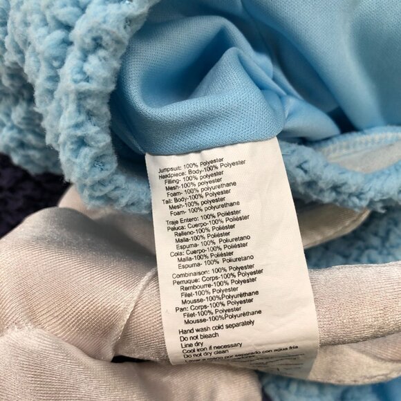 Kids 3T-4T Bluey Costume Suit Blue Hooded One Piece Plush Halloween Play - Picture 6 of 7